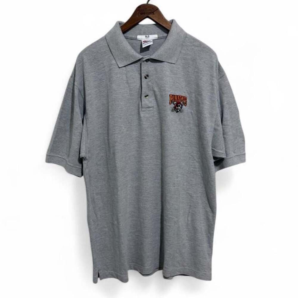 Vintage True Fan Pittsburgh Pirates MLB Polo Shirt